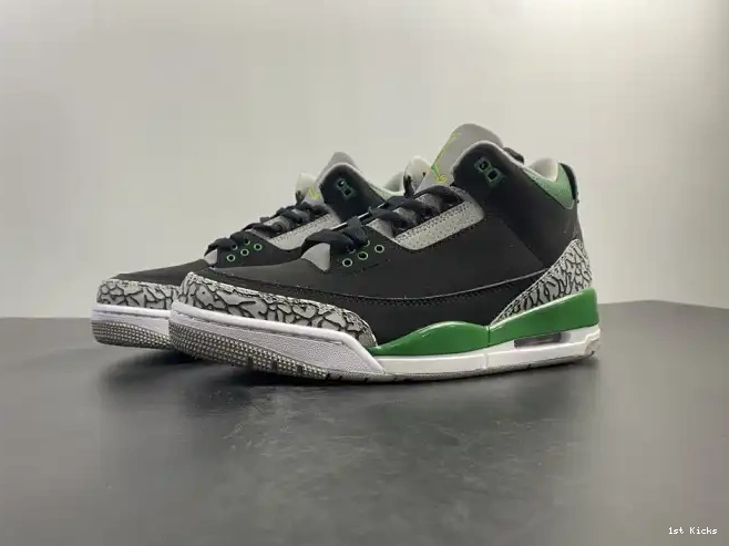 1st Kicks Shoes Jordan 3 Pine Air CT8532-030 Green 0617